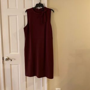Maroon Ann Taylor Factory Sheath Dress